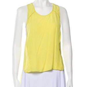 Alexander Wang silk blouse yellow M